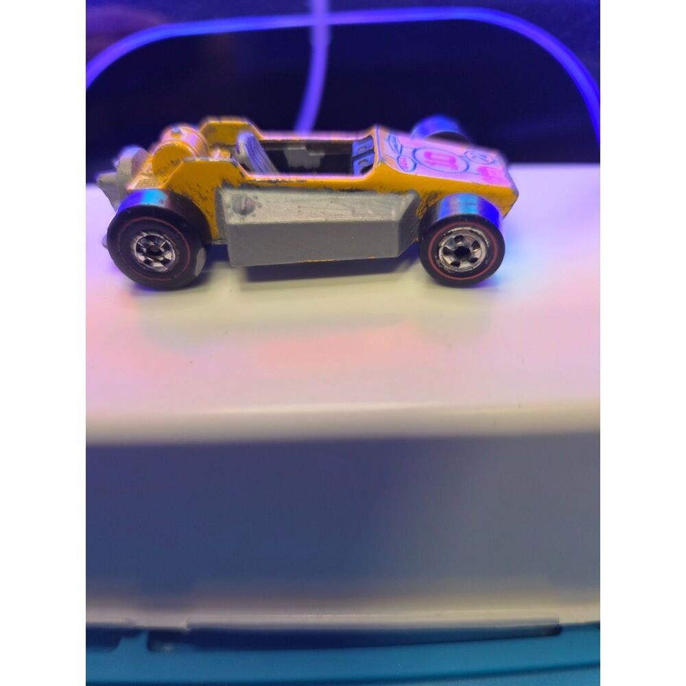 1975 Hot Wheels Redline - Rock Buster - Flying Colors - Yellow - Hong Kong